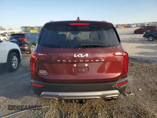 2022 Kia Telluride EX with VIN 5XYP3DHC8NG315075, listed as a Copart auction lot 46737675 with 34,048 mi miles and Salvage Title. Bid and sale history available at carsss.com. Image 6.