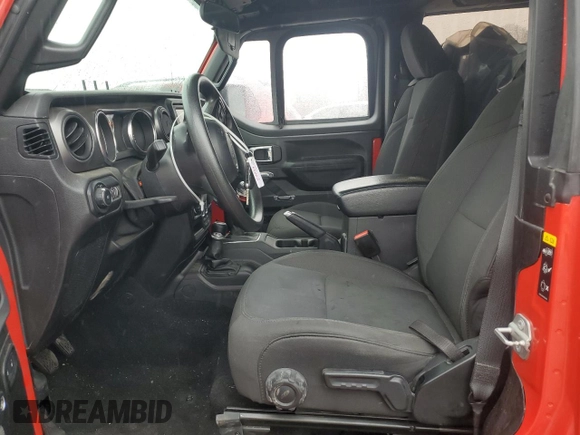 2021 Jeep Wrangler Sport with VIN 1C4GJXAG8MW788027, listed as a Copart auction lot 85940584 with 42,401 mi miles and Salvage Title. Bid and sale history available at DreamBid. Image 7.