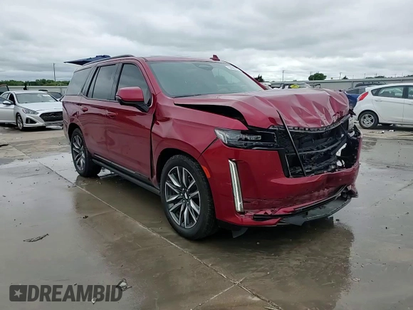 2021 Cadillac Escalade Sport z VIN 1GYS3FKL9MR226155, wystawiony jako Copart lot #55998785 z przebiegiem 96 725 mil mil oraz Szkoda całkowita • Salvage title. Historia ofert i sprzedaży dostępna na DreamBid. Obrazek 14.