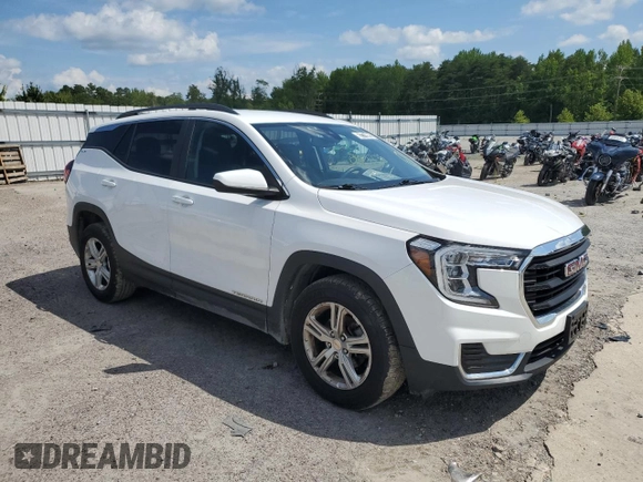 2022 GMC Terrain SLE with VIN 3GKALMEV2NL158068, listed as a Copart auction lot 62779095 with 173,478 mi miles and Clean title. Bid and sale history available at DreamBid. Image 4.