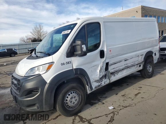2024 Ram ProMaster Cargo Tradesman with VIN 3C6LRVVG0RE114324, listed as a Copart auction lot 83661704 with 8,722 mi miles and Salvage Title. Bid and sale history available at carsss.com. Image 1.