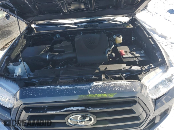 2022 Toyota Tacoma SR with VIN 3TYRZ5CN2NT020227, listed as a Copart auction lot 46265055 with 23,878 mi miles and Salvage title. Bid and sale history available at DreamBid. Image 11.