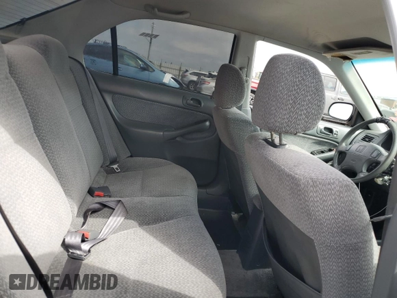 2000 Honda Civic LX with VIN 2HGEJ6677YH546801, listed as a Copart auction lot 55528945 with 224,812 mi miles and Salvage Title. Bid and sale history available at DreamBid. Image 10.