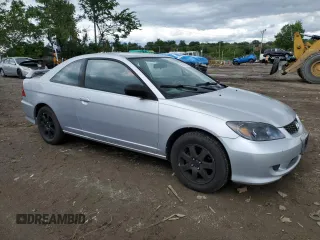 2004 Honda Civic LX z VIN 1HGEM22544L074056, wystawiony jako Copart lot #58353295 z przebiegiem 134 566 mil mil oraz Czysty tytuł • Clean title. Historia ofert i sprzedaży dostępna na DreamBid. Obrazek 4.
