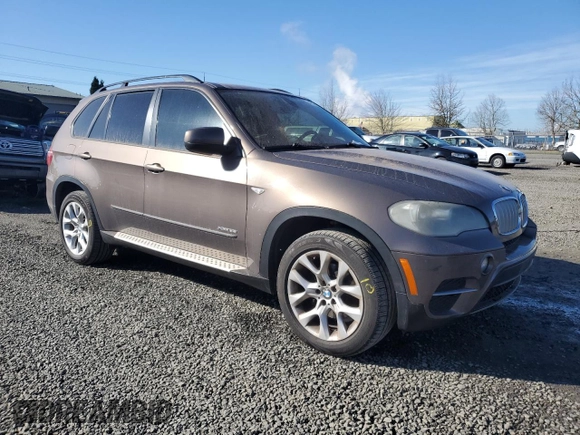 2011 BMW X5 35i with VIN 5UXZV4C57BL400693, listed as a Copart auction lot 46547685 with 127,266 mi miles and Salvage Title. Bid and sale history available at carsss.com. Image 4.