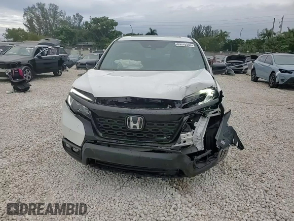 2021 Honda Passport EX-L with VIN 5FNYF7H55MB007768, listed as a Copart auction lot 89010335 with 21,551 mi miles and Salvage Title. Bid and sale history available at carsss.com. Image 13.