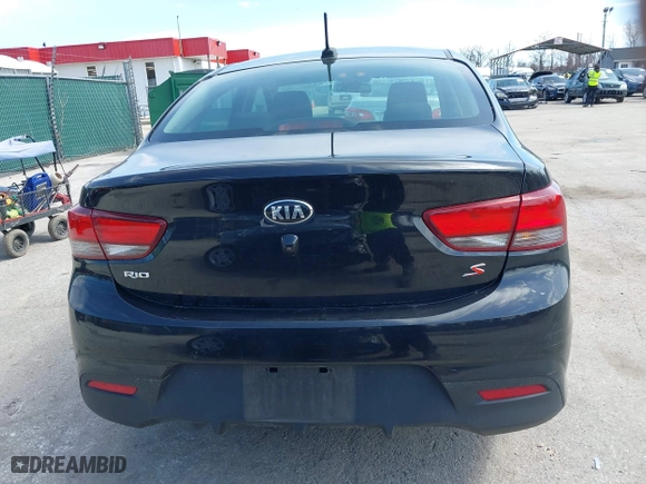 2018 Kia Rio LX with VIN 3KPA24AB8JE068304, listed as a IAAI auction lot 41853804 with 95,256 mi miles. Bid and sale history available at carsss.com. Image 16.