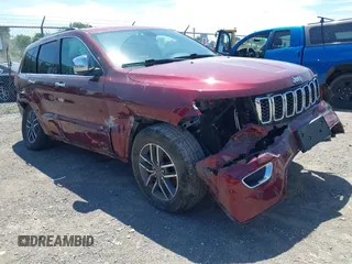 2020 Jeep Grand Cherokee Limited with VIN 1C4RJFBG8LC377356, listed as a IAAI auction lot 42581815 with 88,779 mi miles and . Bid and sale history available at DreamBid. Image 1.