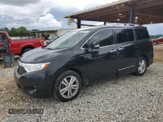 2012 Nissan Quest SV z VIN JN8AE2KP3C9043988, wystawiony jako Copart lot #59238145 z przebiegiem 207 742 mil mil oraz Czysty tytuł • Clean title. Historia ofert i sprzedaży dostępna na DreamBid. Obrazek 1.