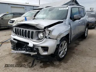 2019 Jeep Renegade Limited with VIN ZACNJAD16KPJ91722, listed as a Copart auction lot 64149764 with 56,418 mi miles and Salvage Title. Bid and sale history available at DreamBid. Image 1.