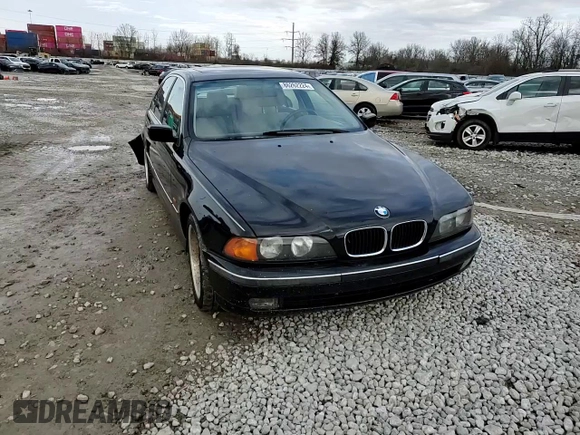 1998 BMW 5 Series 528iA with VIN WBADD6320WGT90679, listed as a Copart auction lot 86262224 with 200,336 mi miles and Salvage Title. Bid and sale history available at carsss.com. Image 10.