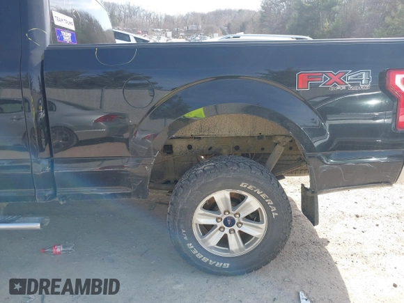 2017 Ford F-150 XL with VIN 1FTFX1EF4HKC85861, listed as a IAAI auction lot 41777927 with 1 mi miles. Bid and sale history available at carsss.com. Image 21.