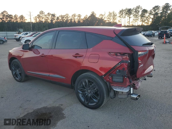 2022 Acura RDX w/A-Spec Package with VIN 5J8TC1H67NL000040, listed as a Copart auction lot 75944694 with 36,884 mi miles and Clean Title. Bid and sale history available at carsss.com. Image 2.
