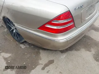 2001 Mercedes-Benz S 320/430/500 with VIN WDBNG70J31A161620, listed as a IAAI auction lot 41530784 with 134,673 mi miles and . Bid and sale history available at carsss.com. Image 15.