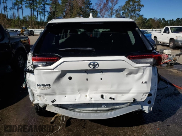 2019 Toyota RAV4 LE with VIN 2T3H1RFV0KW049995, listed as a Copart auction lot 82132064 with 92,624 mi miles and Salvage Title. Bid and sale history available at carsss.com. Image 6.