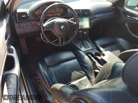 2003 BMW 3 Series 330Ci with VIN WBABN53433PH03075, listed as a Copart auction lot 77252924 with 191,265 mi miles and Salvage title. Bid and sale history available at DreamBid. Image 8.