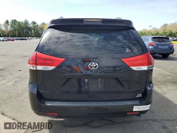 2014 Toyota Sienna LE with VIN 5TDJK3DC3ES072481, listed as a Copart auction lot 55293705 with 224,335 mi miles and Clean Title. Bid and sale history available at DreamBid. Image 6.