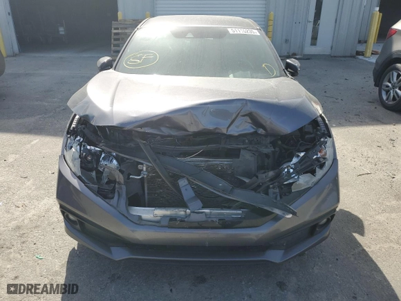 2021 Honda Civic Sedan Sport with VIN 2HGFC2F82MH500853, listed as a Copart auction lot 51116235 with 113,444 mi miles and Salvage Title. Bid and sale history available at carsss.com. Image 5.
