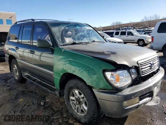 1999 Lexus LX 470 z VIN JT6HT00W0X0069481, wystawiony jako Copart lot #43588185 z przebiegiem 297 554 mil mil oraz Szkoda całkowita • Salvage title. Historia ofert i sprzedaży dostępna na DreamBid. Obrazek 4.