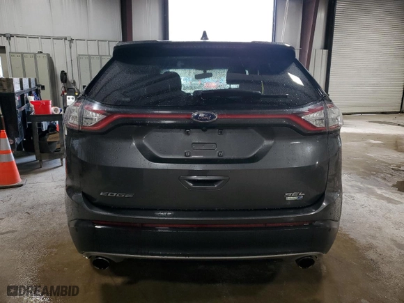 2017 Ford Edge SEL with VIN 2FMPK4J96HBB15463, listed as a Copart auction lot 51896205 with 163,923 mi miles and Salvage Title. Bid and sale history available at carsss.com. Image 6.