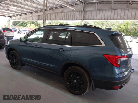 2021 Honda Pilot Special Edition with VIN 5FNYF5H27MB011413, listed as a IAAI auction lot 42082680 with 27,474 mi miles and . Bid and sale history available at carsss.com. Image 14.