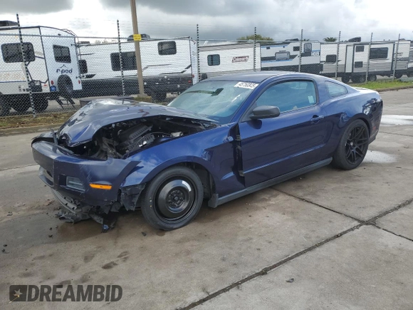 2011 Ford Mustang V6 with VIN 1ZVBP8AM6B5169544, listed as a Copart auction lot 48750345 with 93,824 mi miles and Salvage Title. Bid and sale history available at carsss.com. Image 1.