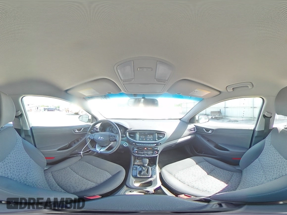 2017 Hyundai Ioniq SEL with VIN KMHC75LC3HU048958, listed as a Copart auction lot 57293145 with 92,545 mi miles and Salvage title. Bid and sale history available at DreamBid. Image 14.