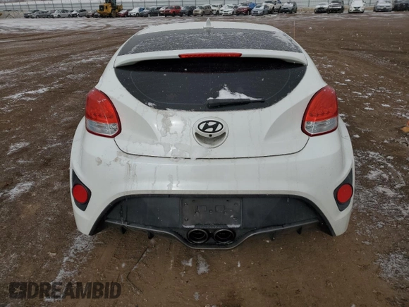 2014 Hyundai Veloster Turbo with VIN KMHTC6AEXEU193268, listed as a Copart auction lot 45005875 with 86,133 mi miles and Salvage Title. Bid and sale history available at carsss.com. Image 6.