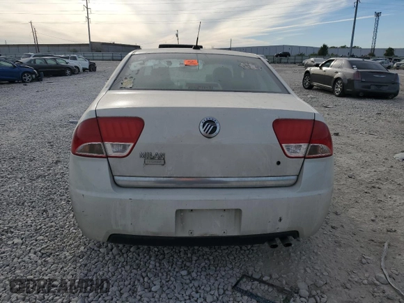 2010 Mercury Milan Premier with VIN 3MEHM0JA1AR642337, listed as a Copart auction lot 69718484 with 0 mi miles and Salvage Title. Bid and sale history available at carsss.com. Image 6.
