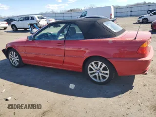 2002 BMW 3 Series 330Ci with VIN WBABS53422JU89428, listed as a Copart auction lot 47405845 with 127,895 mi miles and Salvage Title. Bid and sale history available at carsss.com. Image 2.
