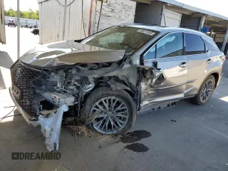 2020 Lexus RX 450h F Sport Performance z VIN 2T2YGMDA9LC044397, wystawiony jako Copart lot #60571545 z przebiegiem 43 856 mil mil oraz Szkoda całkowita • Salvage title. Historia ofert i sprzedaży dostępna na DreamBid. Obrazek 1.