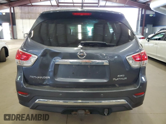 2014 Nissan Pathfinder SL with VIN 5N1AR2MM8EC624536, listed as a Copart auction lot 63219055 with 203,545 mi miles and Clean title. Bid and sale history available at DreamBid. Image 6.