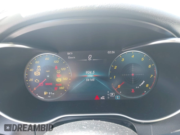 2020 Mercedes-Benz C 300 with VIN W1KWF8DBXLR601604, listed as a IAAI auction lot 42030386 with 56,165 mi miles and . Bid and sale history available at DreamBid. Image 7.