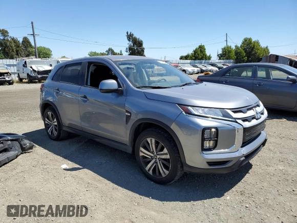 2020 Mitsubishi Outlander ES with VIN JA4AP3AU1LU010174, listed as a Copart auction lot 56604865 with 29,597 mi miles and Salvage title. Bid and sale history available at DreamBid. Image 4.