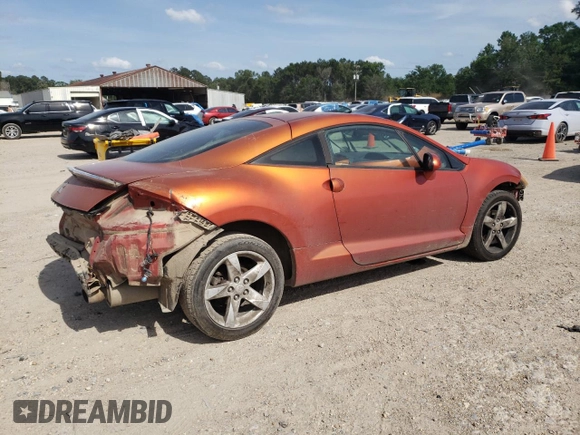 2008 Mitsubishi Eclipse GS z VIN 4A3AK24F78E041679, wystawiony jako Copart lot #57318925 z przebiegiem 205 719 mil mil oraz Szkoda całkowita • Salvage title. Historia ofert i sprzedaży dostępna na DreamBid. Obrazek 3.