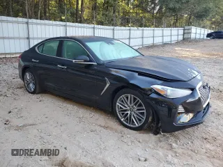 2021 Genesis G70 2.0T with VIN KMTG64LA6MU073463, listed as a Copart auction lot 76839984 with 43,451 mi miles and Salvage Title. Bid and sale history available at carsss.com. Image 4.