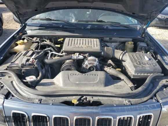 2001 Jeep Grand Cherokee Limited with VIN 1J4GW58N21C591520, listed as a Copart auction lot 42445475 with 247,858 mi miles and Salvage Title. Bid and sale history available at DreamBid. Image 11.