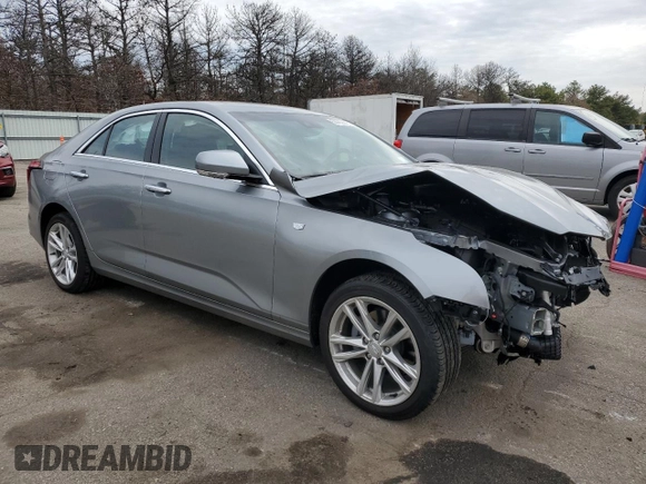 2024 Cadillac CT4 Luxury with VIN 1G6DK5RK9R0132350, listed as a Copart auction lot 50769515 with 1,768 mi miles and Salvage Title. Bid and sale history available at carsss.com. Image 4.