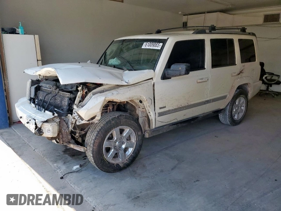 2008 Jeep Commander Limited with VIN 1J8HH58N28C130633, listed as a Copart auction lot 61009065 with 206,121 mi miles and Salvage title. Bid and sale history available at DreamBid. Image 1.