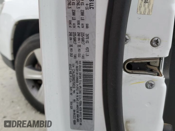 2016 Jeep Compass High Altitude z VIN 1C4NJDEB0GD764518, wystawiony jako Copart lot #47104685 z przebiegiem 116 599 mil mil oraz Szkoda całkowita • Salvage title. Historia ofert i sprzedaży dostępna na DreamBid. Obrazek 14.