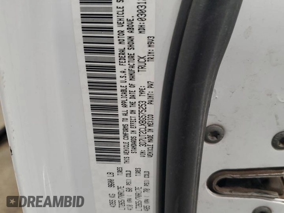 2011 Ram 2500 Laramie with VIN 3D7UT2CLXBG575253, listed as a Copart auction lot 86850224 with 269,057 mi miles and Clean title. Bid and sale history available at DreamBid. Image 13.