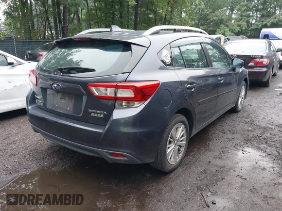 2017 Subaru Impreza Premium with VIN 4S3GTAB68H3712411, listed as a IAAI auction lot 42503350 with 206,967 mi miles and . Bid and sale history available at DreamBid. Image 4.