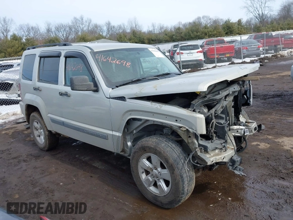2009 Jeep Liberty Sport with VIN 1J8GN28K59W537290, listed as a IAAI auction lot 41642698 with 135,353 mi miles. Bid and sale history available at carsss.com. Image 14.