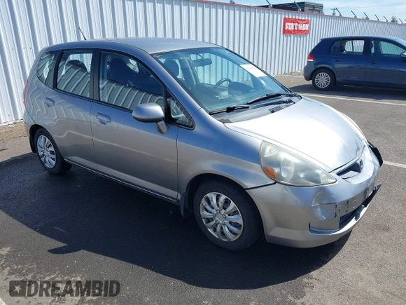 2007 Honda Fit with VIN JHMGD38437S003645, listed as a IAAI auction lot 42409925 with 166,481 mi miles and . Bid and sale history available at DreamBid. Image 1.
