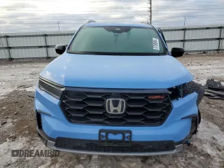 2025 Honda Pilot TrailSport with VIN 5FNYG1H63SB007882, listed as a Copart auction lot 87308984 with 3,980 mi miles and Salvage Title. Bid and sale history available at carsss.com. Image 5.