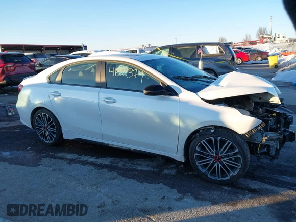 2023 Kia Forte GT with VIN 3KPF44AC3PE539891, listed as a IAAI auction lot 41328379 with 40,238 mi miles and . Bid and sale history available at carsss.com. Image 13.