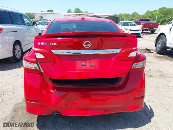 2015 Nissan Sentra S with VIN 3N1AB7AP0FY293287, listed as a IAAI auction lot 42022416 with 122,695 mi miles. Bid and sale history available at carsss.com. Image 16.
