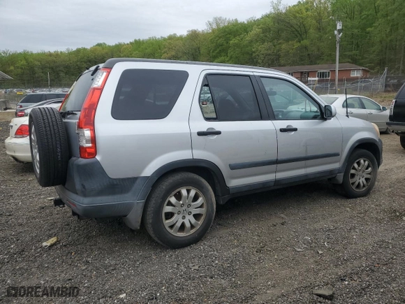 2006 Honda CR-V EX with VIN SHSRD78826U418321, listed as a Copart auction lot 53665515 with 255,976 mi miles and Salvage Title. Bid and sale history available at carsss.com. Image 3.
