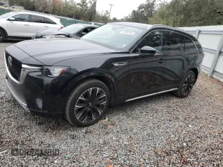 2024 Mazda CX-90 3.3 Turbo S with VIN JM3KK1HC2R1133753, listed as a Copart auction lot 42203145 with 26,590 mi miles and Salvage Title. Bid and sale history available at carsss.com. Image 1.