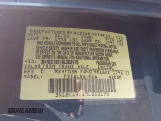 2009 Nissan Versa S z VIN 3N1BC13E19L353170, wystawiony jako IAAI lot #41493381 z przebiegiem 135 765 mil mil oraz . Historia ofert i sprzedaży dostępna na DreamBid. Obrazek 9.